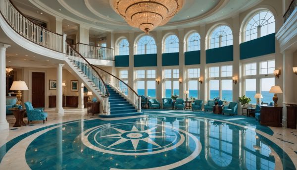 Décors marins et touches celtiques dans l'hôtel